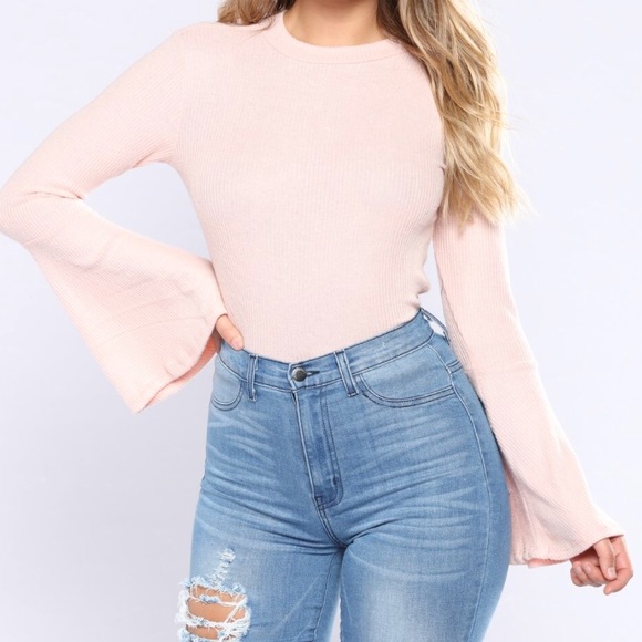 Fashion Nova Tops - bell sleeve top